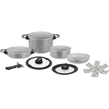 Puodų rinkinys FUSION MAGNETIC 7+1 Ø22 Puodų rinkinys FUSION MAGNETIC 7+1 Ø22