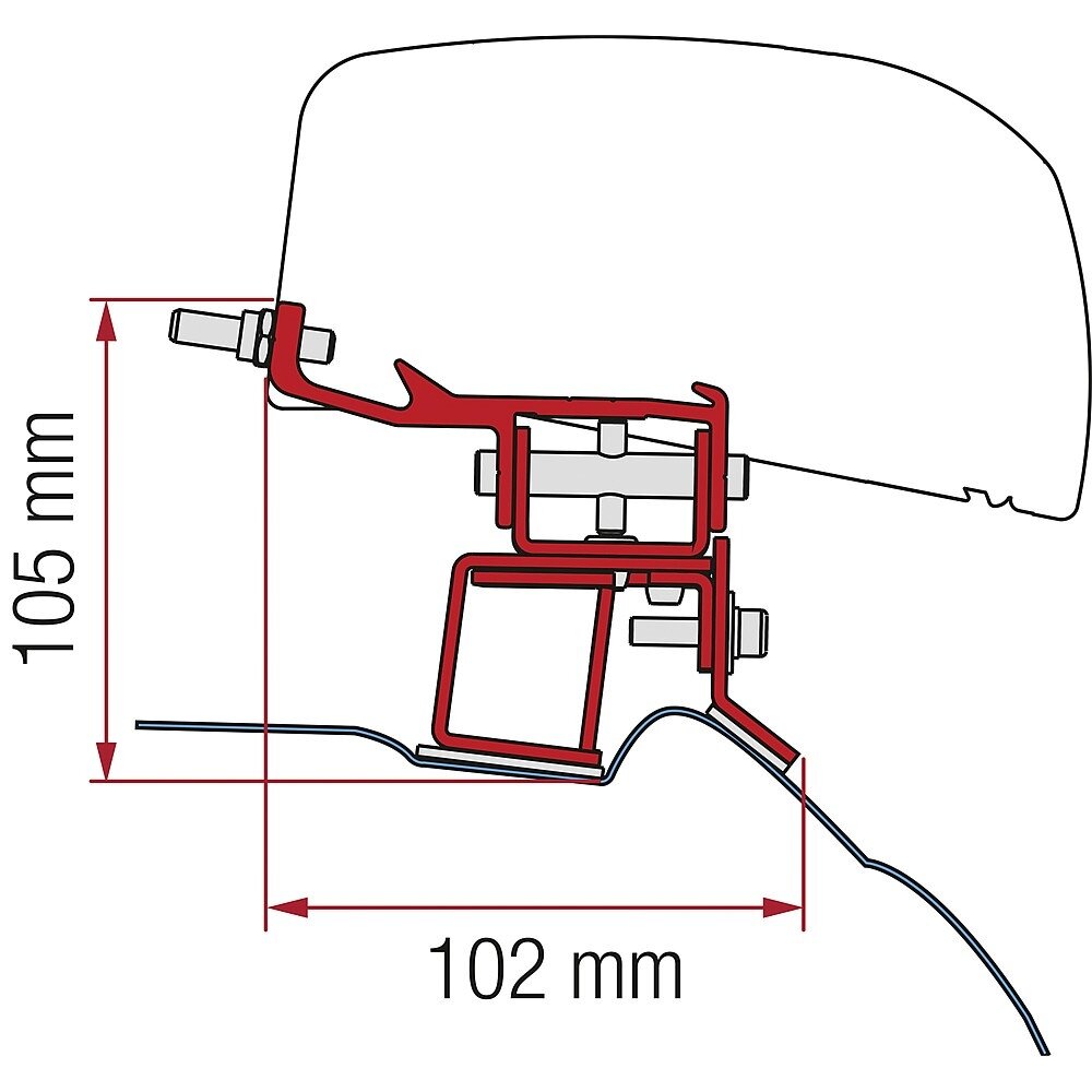 Adapteris 2 vnt.
Mercedes V Class 2014 ir ir toliau F40van