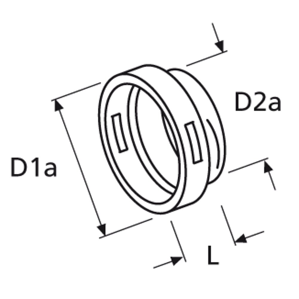 Adapteris 90/80