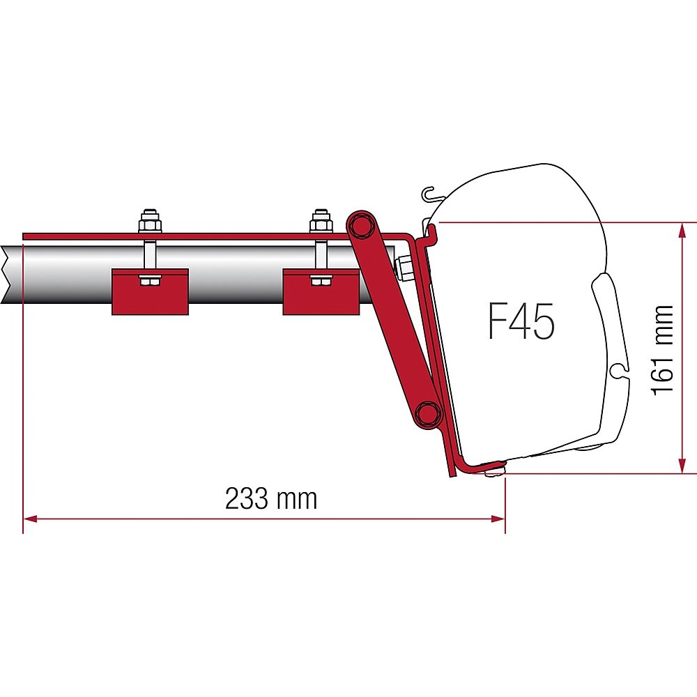 Adapteris stogo bėgis Adapteris stogo bėgis