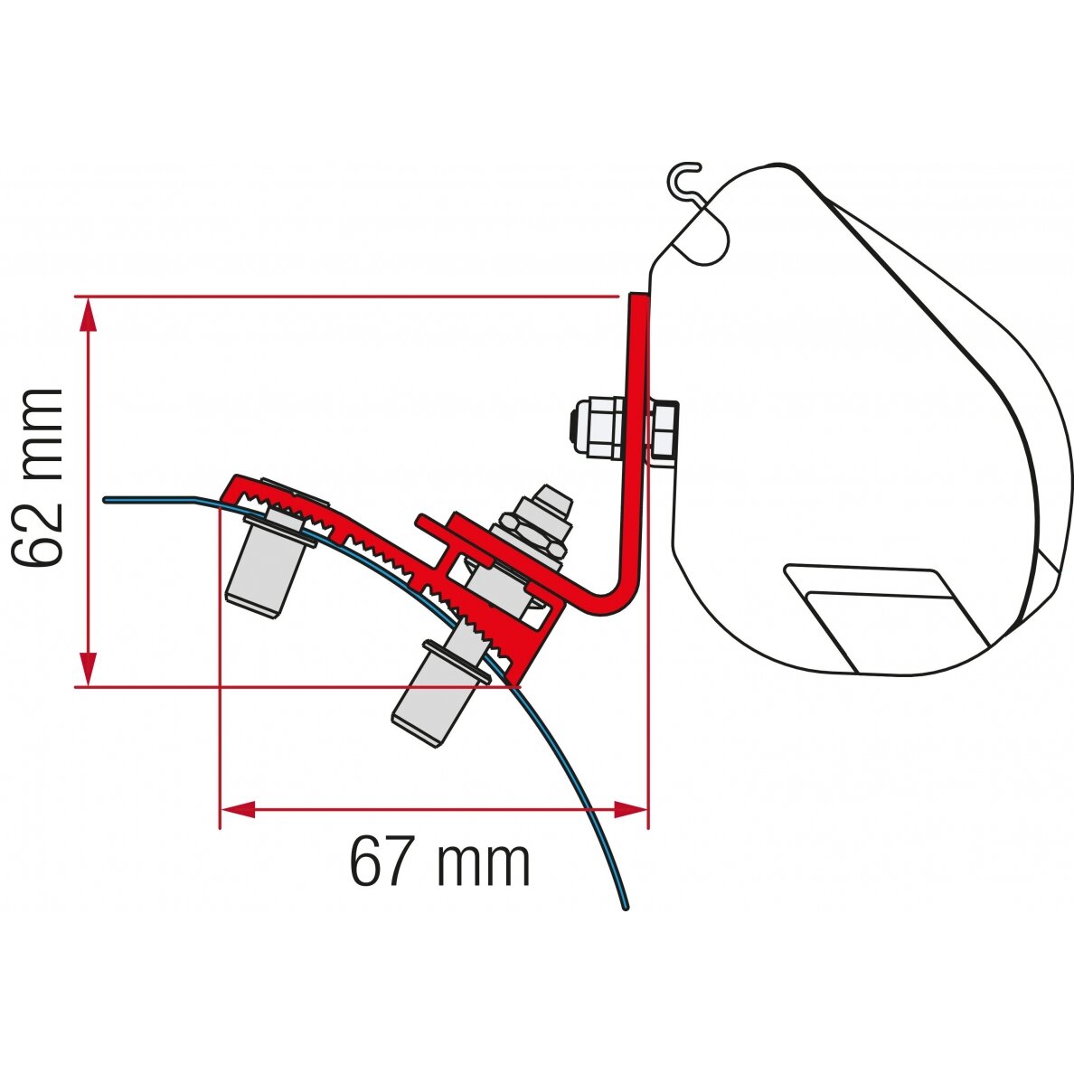 Adapterio rinkinys 2 vnt.
PSA F35 nuo 2016 m