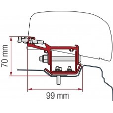 Adapteris 2 vnt.
Renault Trafic L2 nuo 2014m F40van