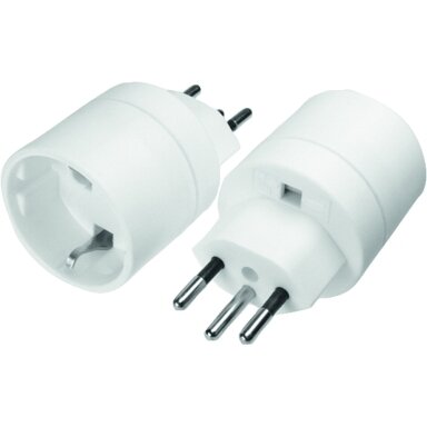 Adapterio apsauginis kištukas CH / 250 V, Ø 45 mm