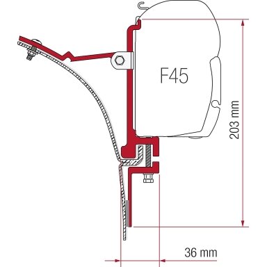 Adapterio komplektas furgonas
