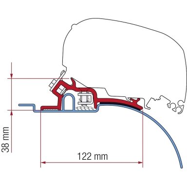 Adapterio rinkinys Ducato / Jumper / Boxer High Roof Adapterio rinkinys Ducato / Jumper / Boxer High Roof