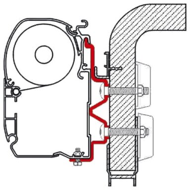 Adapterio rinkinys F1/F45i/ F45iL Hymer Camp Adapterio rinkinys F1/F45i/ F45iL Hymer Camp