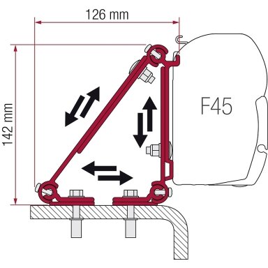 Adapterio rinkinys Fiamma Multi Kit Multi