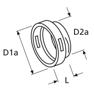 Adapteris 90/80