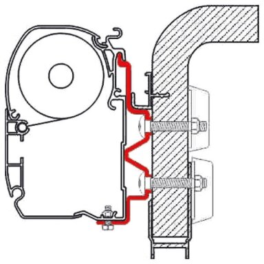 Adapteris F1/F45i/F45iL Hymer Camp 4m