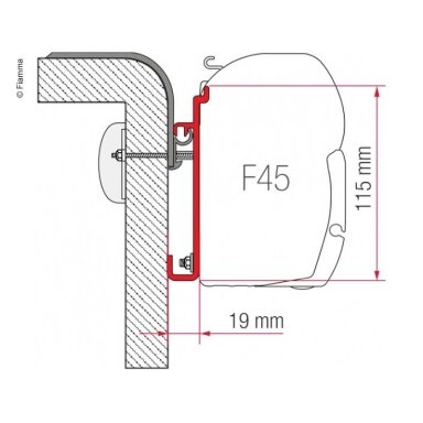 Adapteris F45 Rapido 400