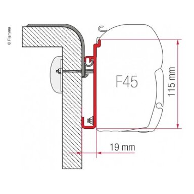Adapteris F45 Rapido