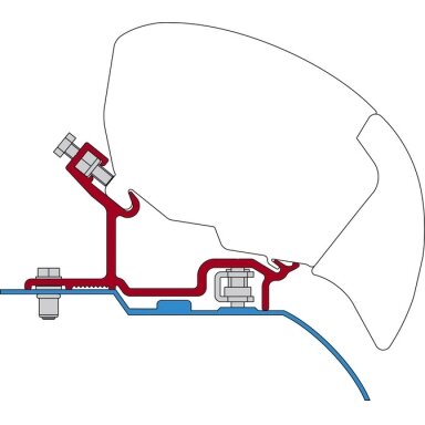 Adapteris Fiamma stogo tentams F65, F65 S ir F65 L