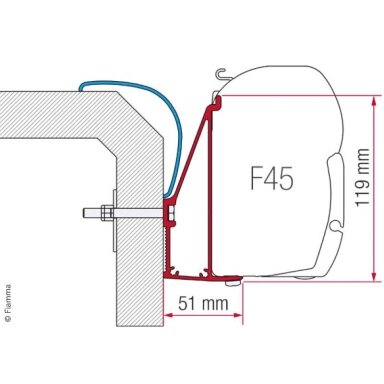 Adapteris Rapido serija 6*400cm