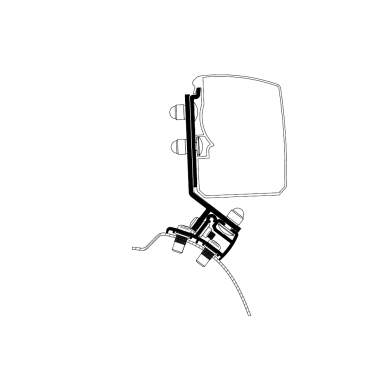 Adapteris sieninei markizei Omnistor 3200 PSA Miniven Fixed _LHD_