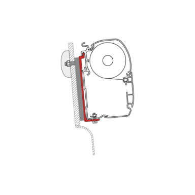 Adapteriu rinkinys Fiamma Kit High Roof Adapter Westfalia