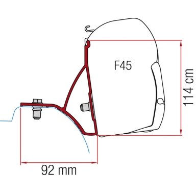 Adapt.F45 Trafic, Vivaro nuo 2015