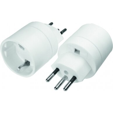 Adapterio apsauginis kištukas CH / 250 V, Ø 45 mm Adapterio apsauginis kištukas CH / 250 V, Ø 45 mm