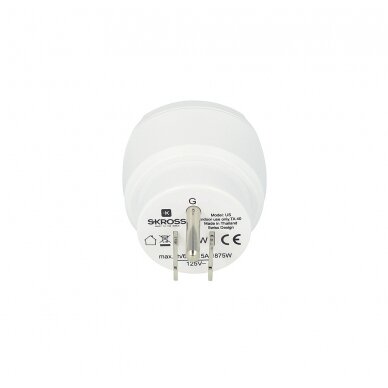 Adapterio kištukas Europa į JAV 2 Adapterio kištukas Europa į JAV 2