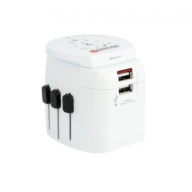 Adapterio kištukas PRO Light USB World 2 Adapterio kištukas PRO Light USB World 2