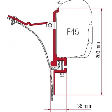 Adapterio komplektas furgonas Adapterio komplektas furgonas
