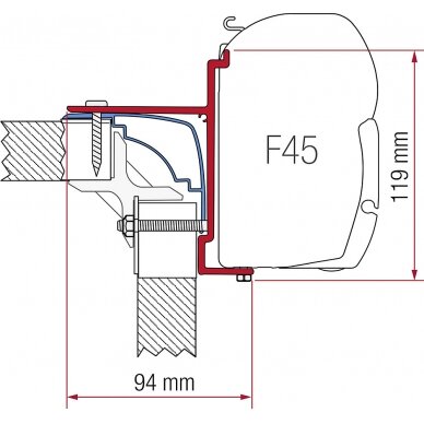 Adapterio rinkinys Bürstner/Laika Ecovip Adapterio rinkinys Bürstner/Laika Ecovip