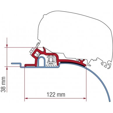 Adapterio rinkinys Ducato / Jumper / Boxer High Roof Adapterio rinkinys Ducato / Jumper / Boxer High Roof