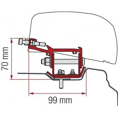 Adapteris 2 vnt.
Renault Trafic L2 nuo 2014m F40van