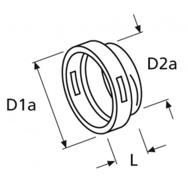Adapteris 90/80