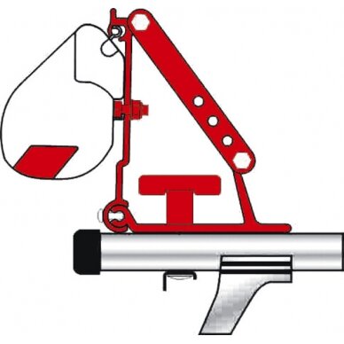 Adapteris F1/F45/F35/ F50/F55 stogo bagažinei 1 Adapteris F1/F45/F35/ F50/F55 stogo bagažinei 1