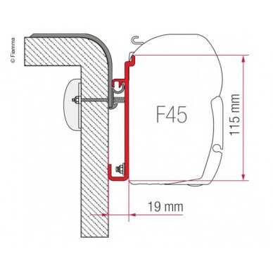 Adapteris F45 Rapido 400 Adapteris F45 Rapido 400