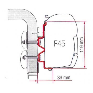 Adapteris Fiamma Hymercamp Adapteris Fiamma Hymercamp