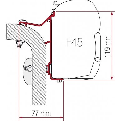 Adapteris Hymer Van/B2 Adapteris Hymer Van/B2