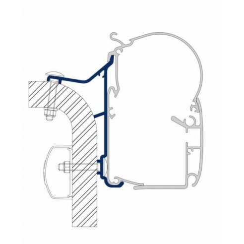 Adapteris f.Prost.500,4 vienos plokštės Hymer, Eriba