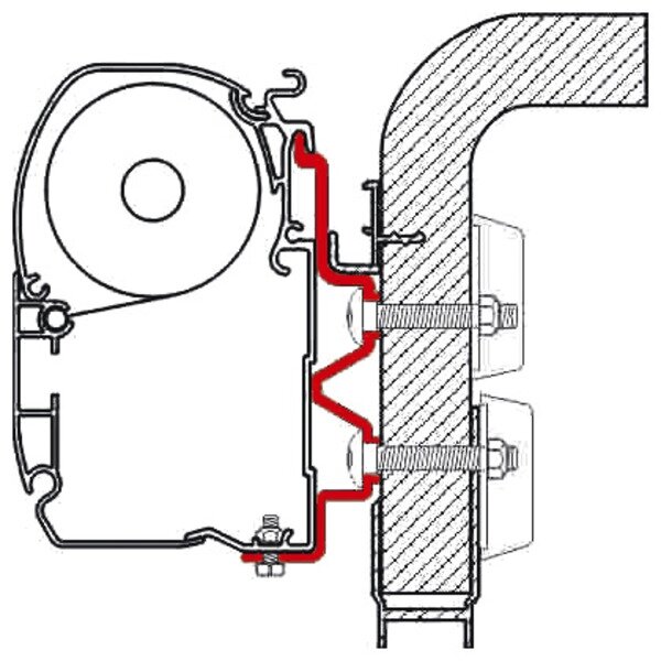 Adapterio rinkinys F1/F45i/ F45iL Hymer Camp