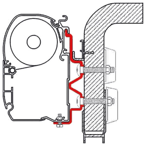 Adapteris F1/F45i/F45iL Hymer Camp 3,5m Adapteris F1/F45i/F45iL Hymer Camp 3,5m