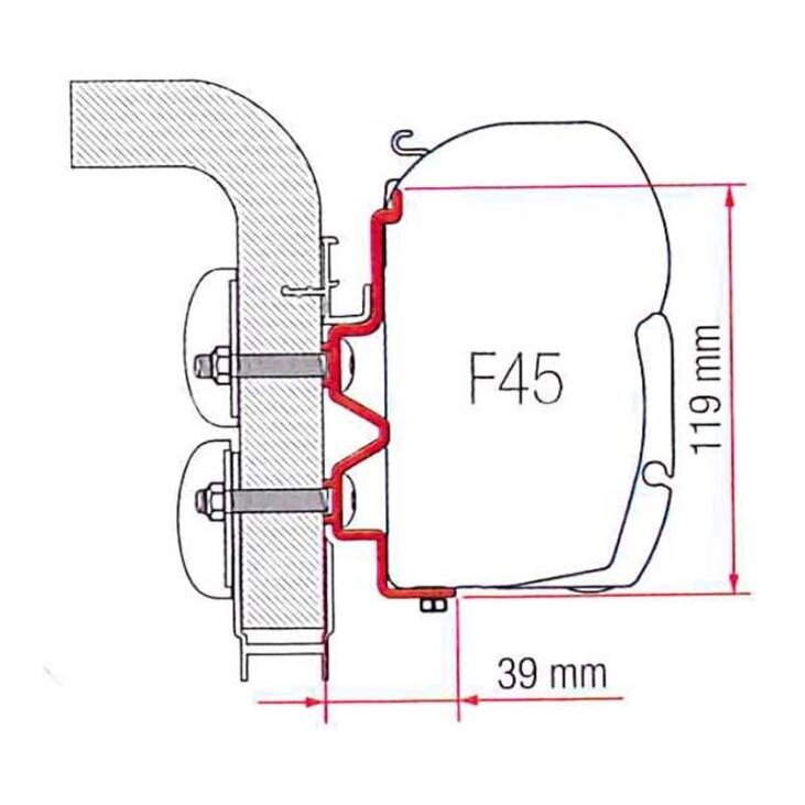 Adapteris Fiamma Hymercamp