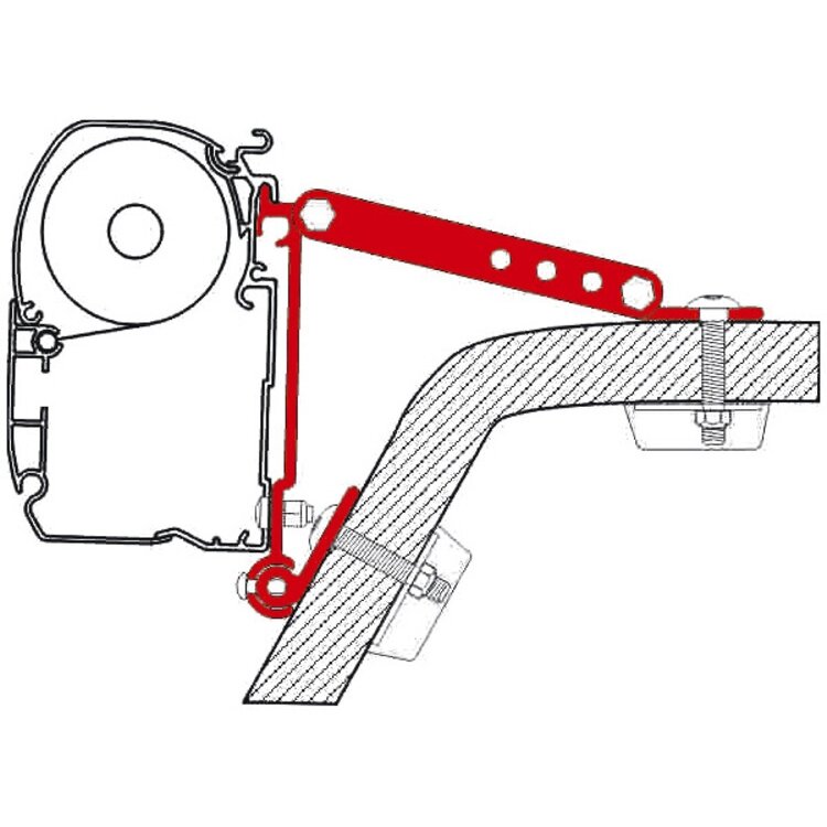 Adapterio rinkinys Wall F1/F45/F50/F55 Adapterio rinkinys Wall F1/F45/F50/F55