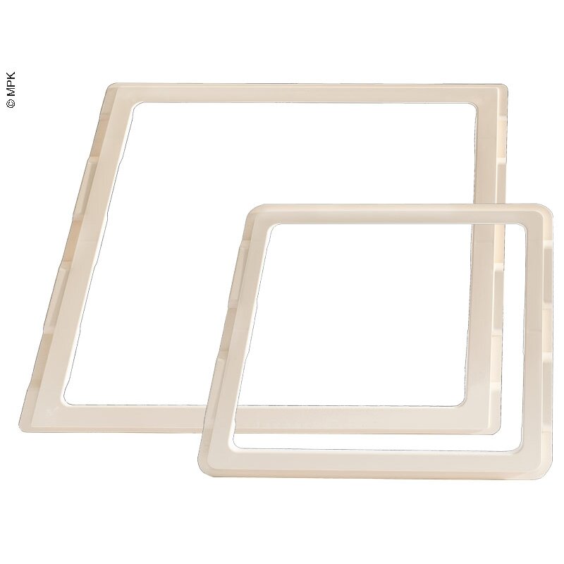 Adapterio rėmas Fiat Ducato MPK stogo gaubtams, 400x400mm Adapterio rėmas Fiat Ducato MPK stogo gaubtams, 400x400mm
