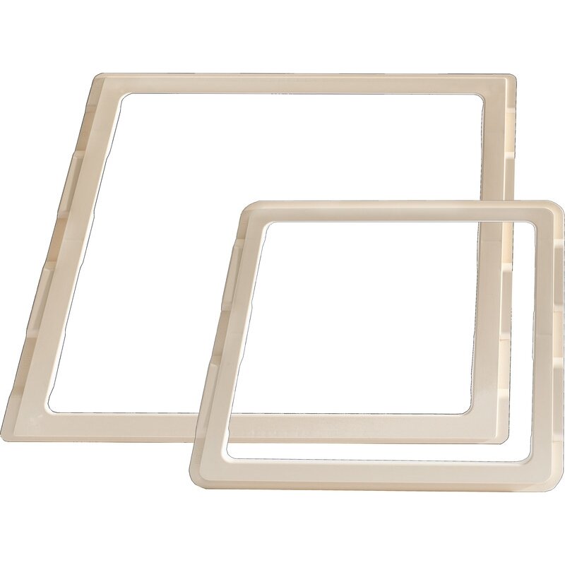 Adapterio rėmas Fiat Ducato stogo gaubtui, 280x280mm Adapterio rėmas Fiat Ducato stogo gaubtui, 280x280mm