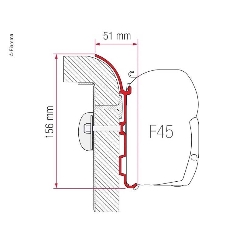 Adapterio rinkinys F1/F45i/F45iL Bürstner Adapterio rinkinys F1/F45i/F45iL Bürstner