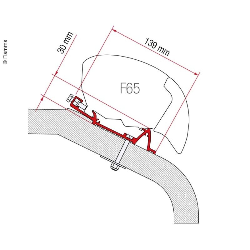 Adapteris F65 LMC TEC 370cm