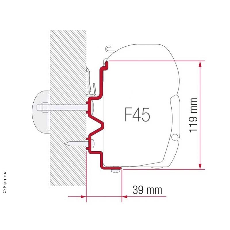 Adapteris Fiamma Rapido Series 9 dF-9 M-10 Adapteris Fiamma Rapido Series 9 dF-9 M-10