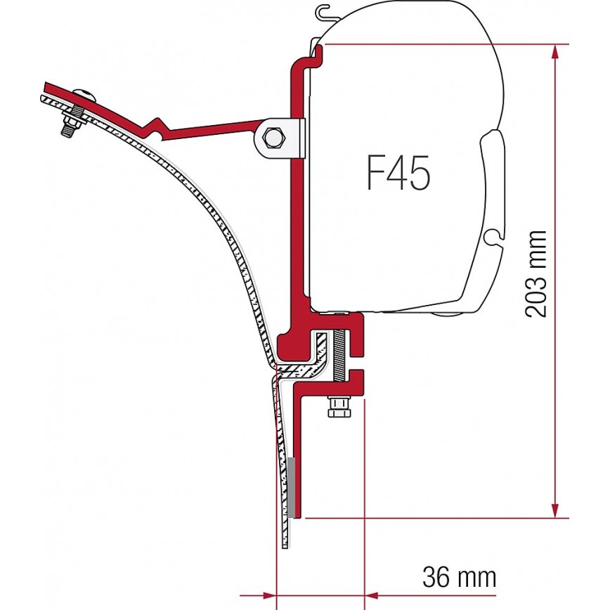 Adapterio komplektas furgonas Adapterio komplektas furgonas