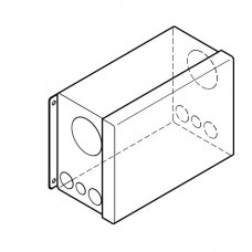 Airtronic D2 nerūdijančio plieno dėžutė Eberspächer stovėjimo šildytuvui, montavimas lauke / po grindimis