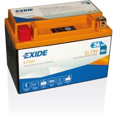 Ličio jonų akumuliatorius ELTX9 12V 3Ah, 36Wh Ličio jonų akumuliatorius ELTX9 12V 3Ah, 36Wh