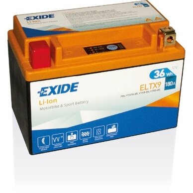 Ličio jonų akumuliatorius ELTX9 12V 3Ah, 36Wh Ličio jonų akumuliatorius ELTX9 12V 3Ah, 36Wh