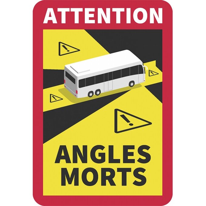 Aklosios zonos lipdukas transporto priemonėms nuo 3,5 t Prancūzijai su magnetu, 3 dalių. 1 Aklosios zonos lipdukas transporto priemonėms nuo 3,5 t Prancūzijai su magnetu, 3 dalių. 1