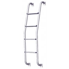 Aliumininės kopėčios 4 pakopų 126cm Aliumininės kopėčios 4 pakopų 126cm
