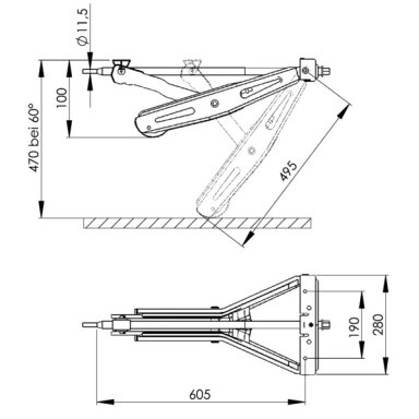 AL-KO stumdomos atramos Stabilform caravan w