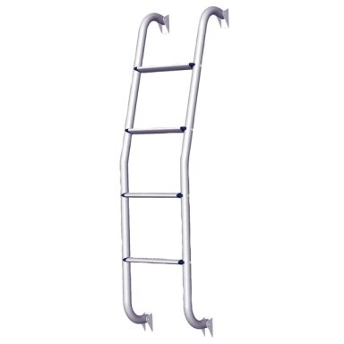 Aliumininės kopėčios 4 pakopų 126cm